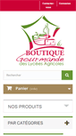 Mobile Screenshot of boutiquedeslyceesagricoles.com